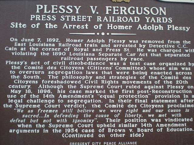 Plessy vs. Ferguson