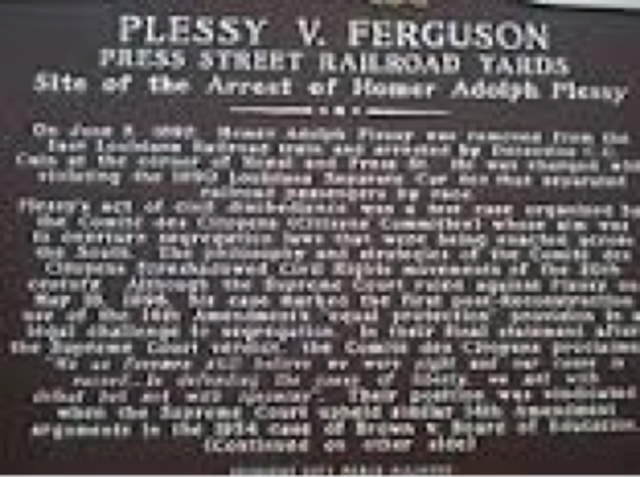 Plessy v. Ferguson