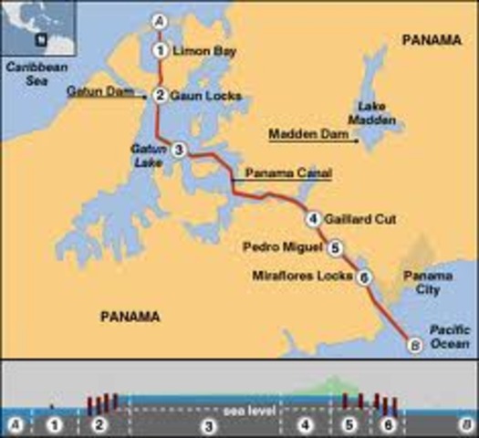 Panama Canal Opens