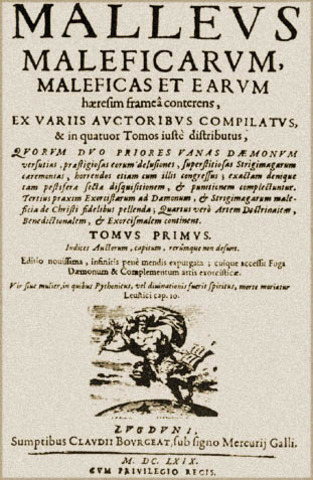 The Malleus Malificarum (The Hammer of the Witches) is published