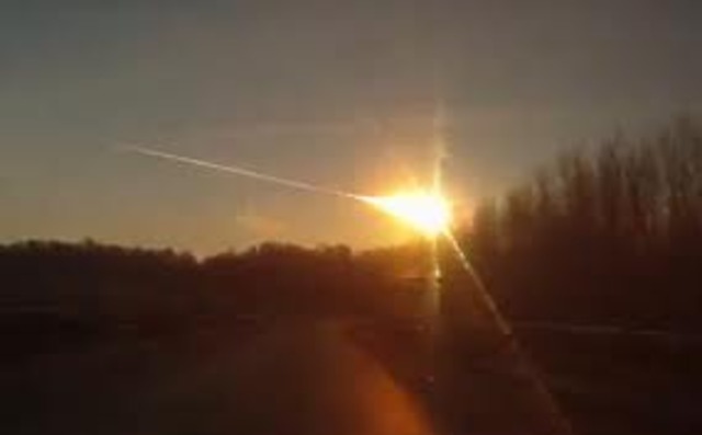 Meteorite hits Russia