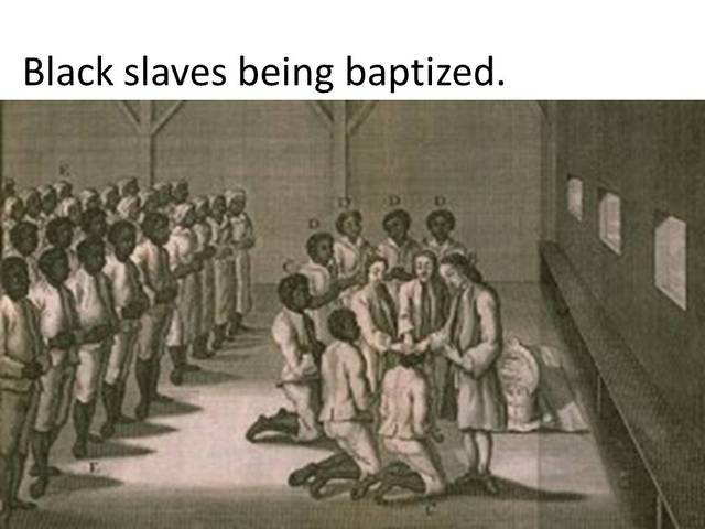 Baptism doesn't exempt from slavery