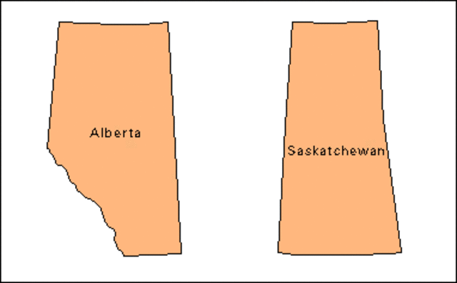 Saskatchewan And Alberta