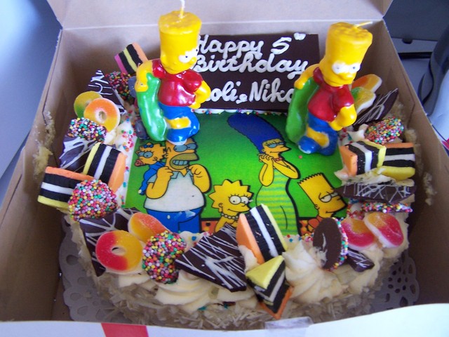 My 5th birthday with my sick cake