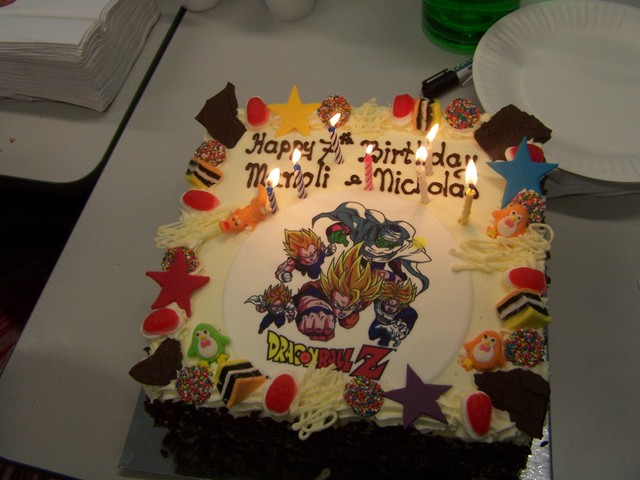 my 7th birthday with my aswesome cake