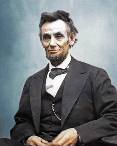 Lincoln re-elected President