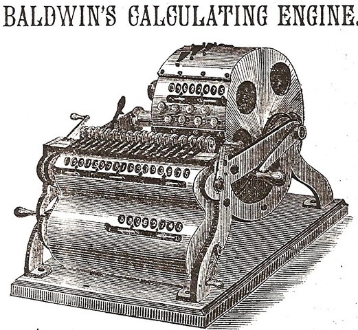 Frank Stephen Baldwin (primera maquina calculadora de teclas)