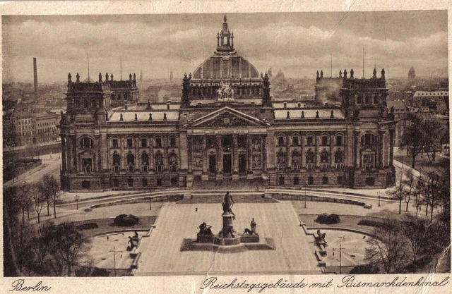 Nazis burn Reichstag building to create crisis atmosphere.