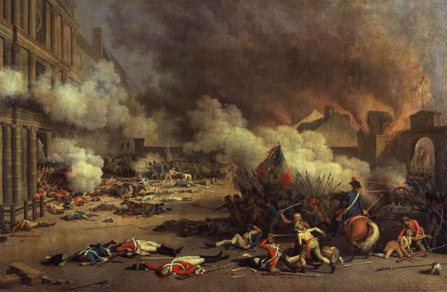 La prise des tuileries