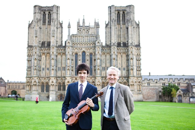 12 young violinists are admitted to the newly endowed Music School