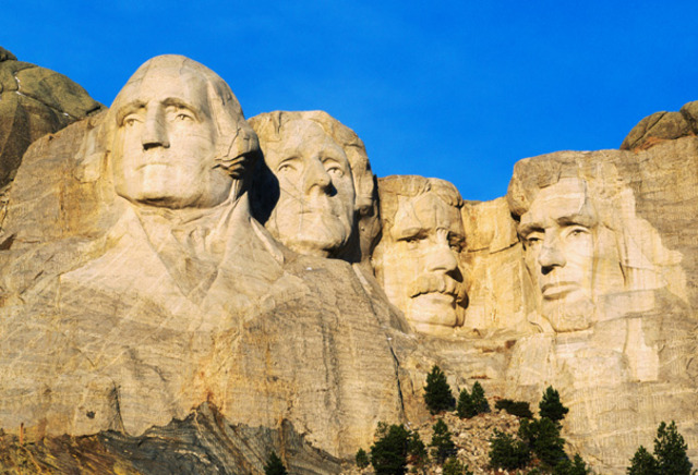 Mount Rushmore finished