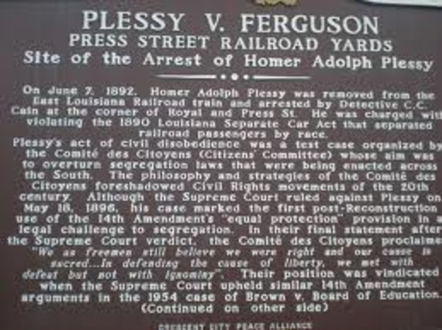 Plessy v Fergusan