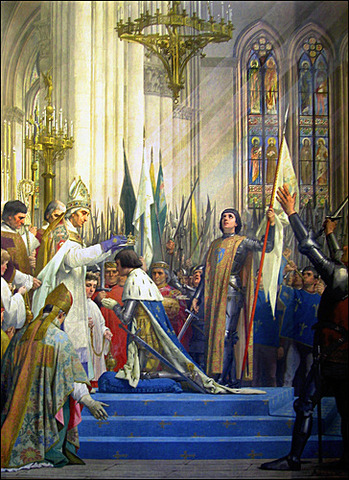 Joan of Arc crowned at Reims