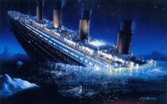 Titanic left Southampton, sank in North Atlantic, 1,513 people died
