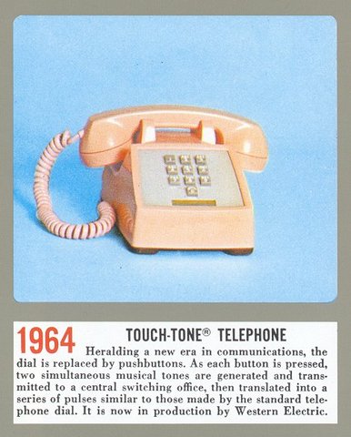 History of the Telephone Bell touch tone phone