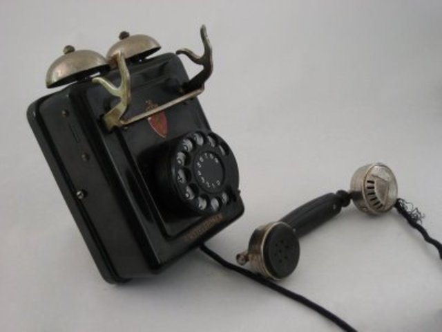 The first Nonworking Telephone was Made