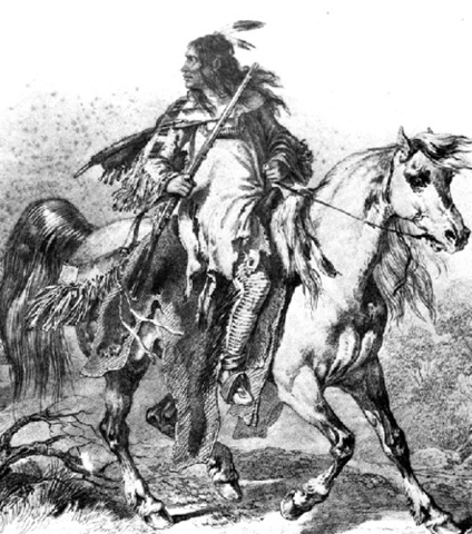 An incident where someone from the expedition killed a person from a native tribe.