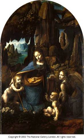 The Virgin of the Rocks!