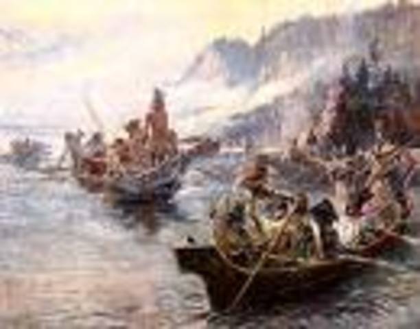 Lewis and Clark went down the Columbia River