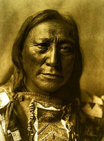 The Expedition's council with the Yankton Sioux Indians.