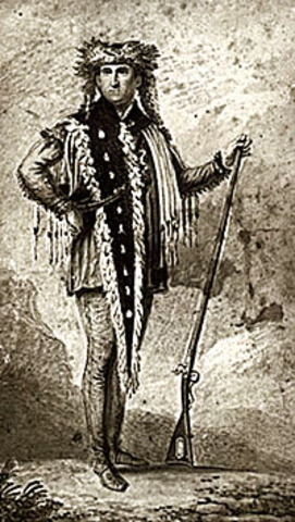 The Expedition enters into the White Cliffs of Missouri