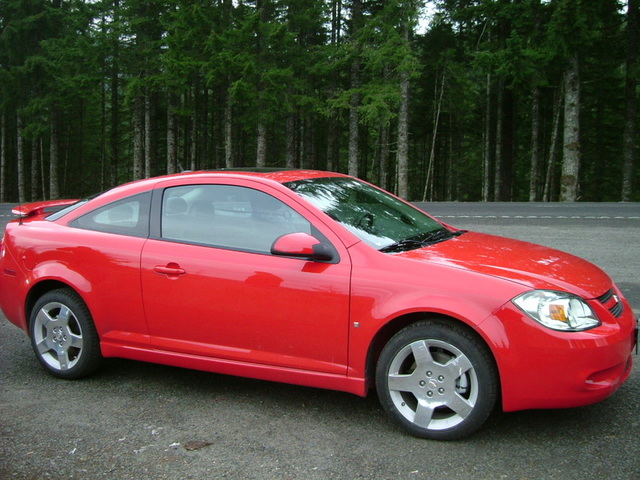 A red car and a familiar face