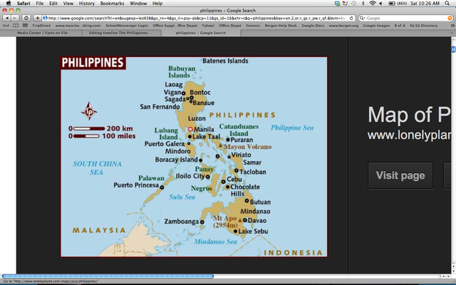 Spanish take over Philippines