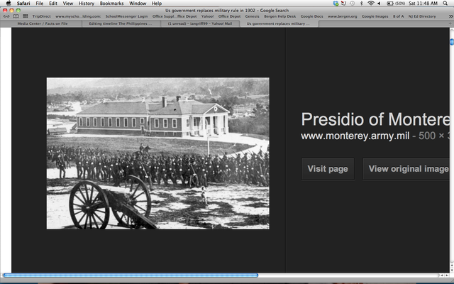 U.S. civil goverment replaces military rule