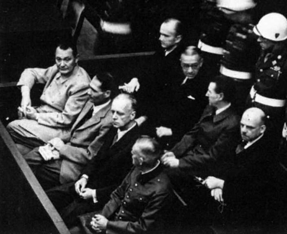 The war crimes tribunal is convened at Nuremberg, Germany.