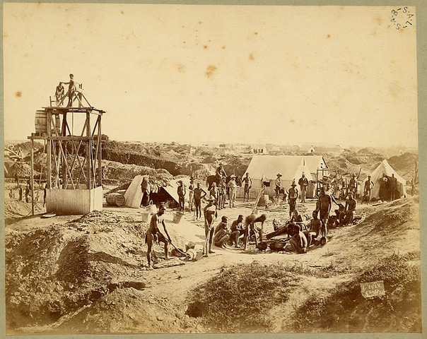 Diamonds discovered.