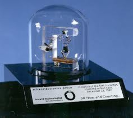 John Bardeen, Walter Brattain & Wiliam Shockley  invented the Transistor
