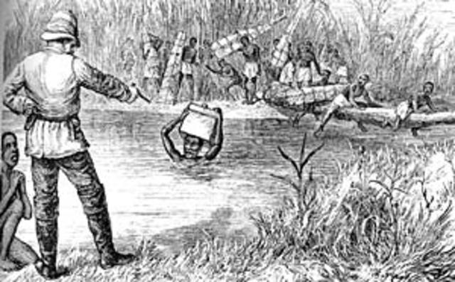 Stanley established Leopold's authority in the Congo basin.