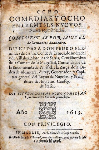 published Ocho comedias y ocho entremeses