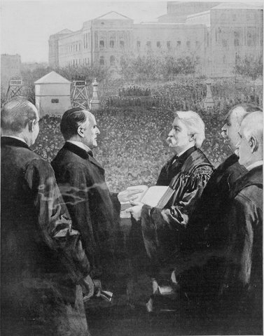 William McKinley Inaugurated President