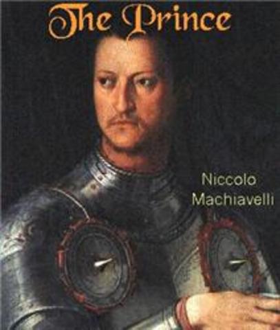 Machiavelli writes the Prince