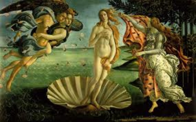Sandro Botticelli paints Birth of Venus
