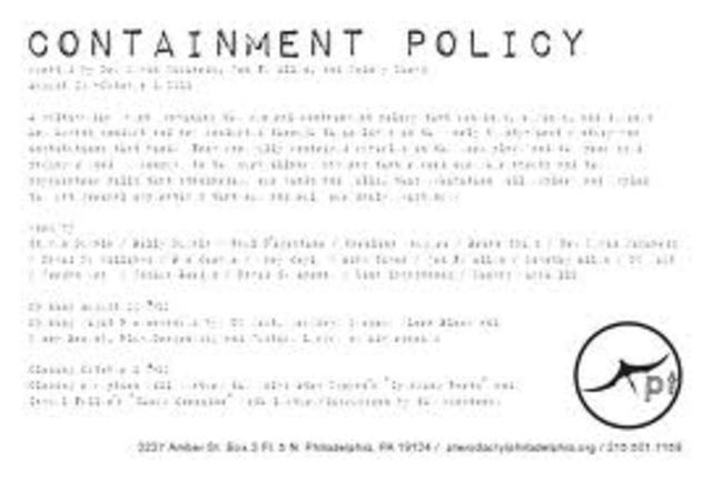 Policy of containment