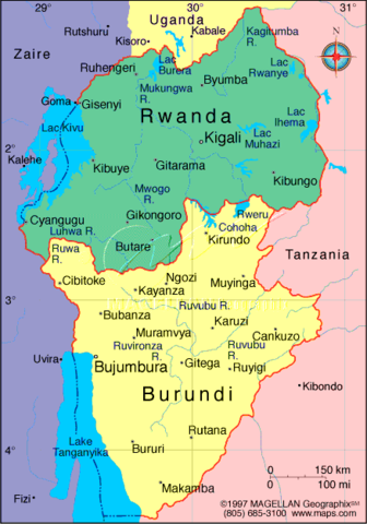 Burundi, Rwanda, and Tanganyika