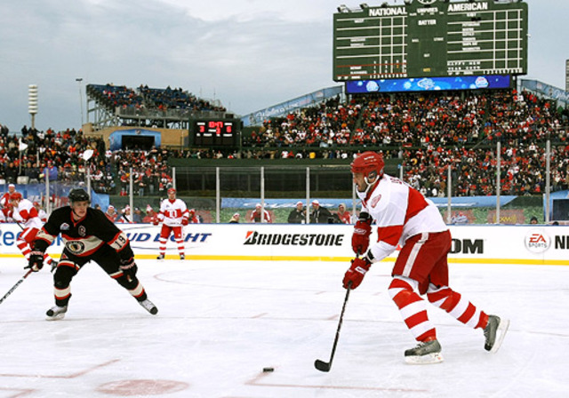 NHL Winter Classic held at Wrigley