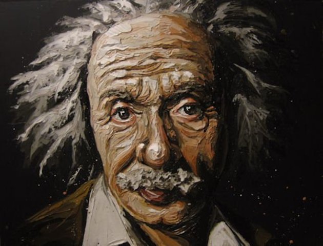 Einstein Pop Up Art