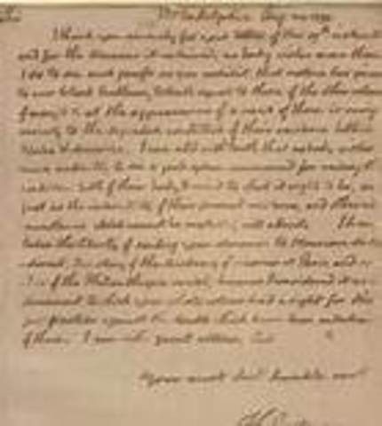 Letter to Thomas Jefferson