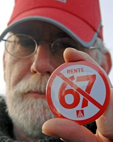 Edat de jubilació 67 anys.