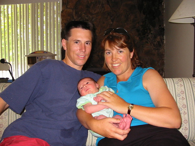 My brother, Theo was born