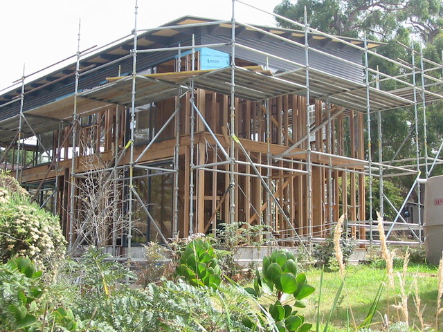 Started building our shack