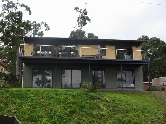 Finished building shack