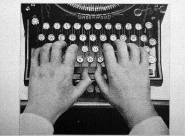 Typewriter and QWERTY Keyboard