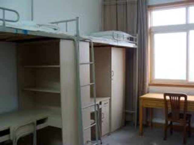 My first time to leave home and live at school