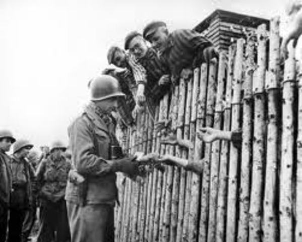 The Soviet Army liberates the Majdanek death camp.