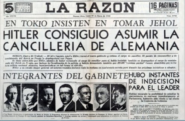Hitler Canciller de Alemania.