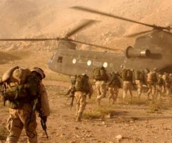 11/7/2001.  US and Allied forces invade Afghanistan